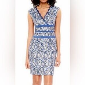 Simply Liliana Blue Lace Dress Size 6